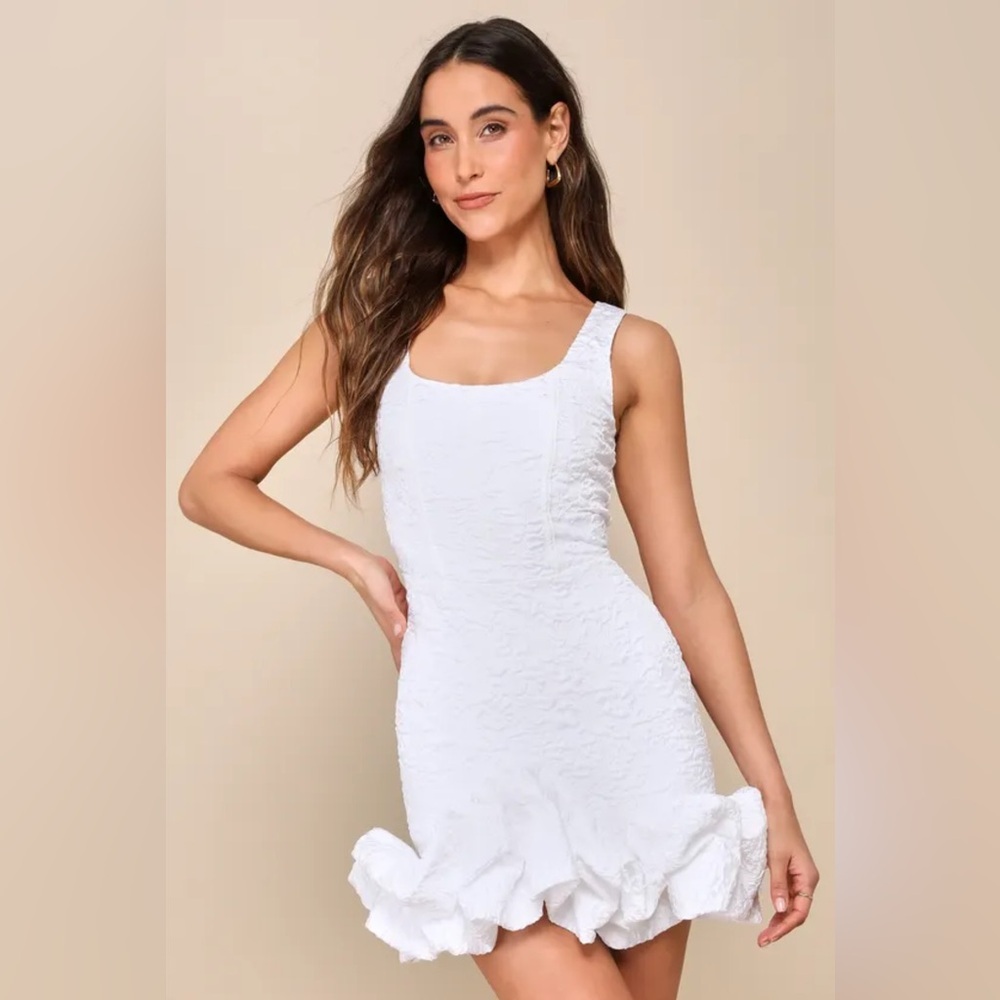 Lulu's White Mini Dress